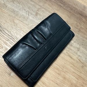 Coach Wallet Black tri-fold